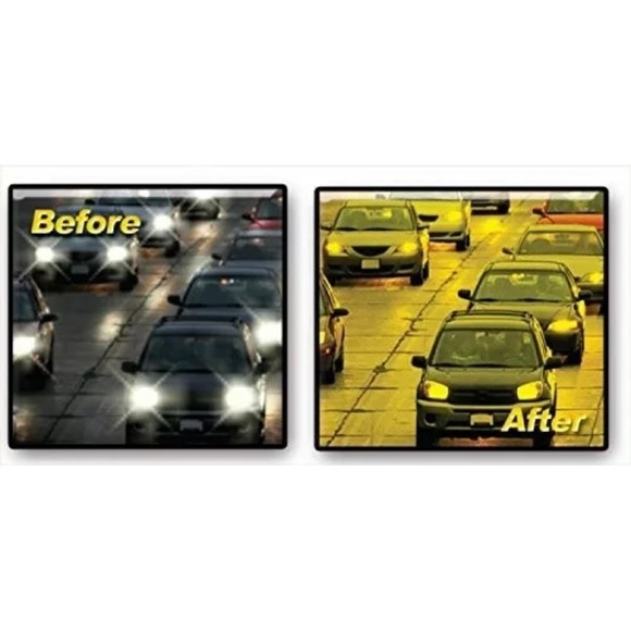 CLASSIC VINTAGE RETRO Gold Wire Frame Yellow Lens - Picture 3 of 4